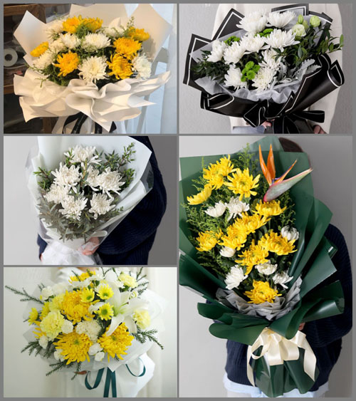 海南儋州市峨蔓镇白事花束代送